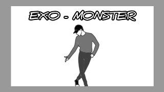 EXO (엑소) - MONSTER (Dance Animation)