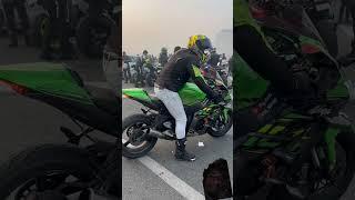 Kawasaki ZX10RLoud ExhaustGurugram#youtubeshorts#ytshort #automobile #rider #zx10r #ninja #hiphop