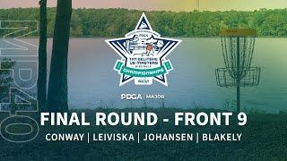 2024 PDGA Tim Selinske US Masters DiscGolf Championships | R4F9 | Conway, Leviska, Johansen, Blakely