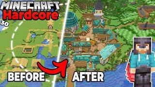 I Transformed a VILLAGE in Hardcore Minecraft Survival