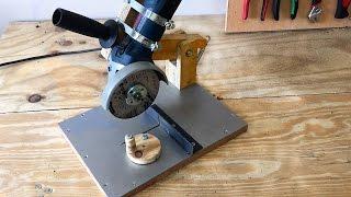 Making a Homemade Angle Grinder Stand - El Yapımı Metal Kesme Standı