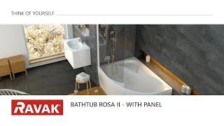 RAVAK installation instructions - Rosa II bathtub with panel