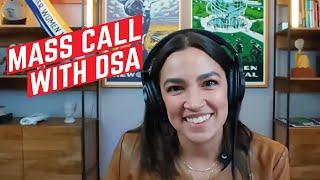 Mass Call with AOC and DSA | Alexandria Ocasio-Cortez