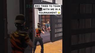 bro tried to team  #fortnite