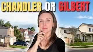 CHANDLER or GILBERT? Which is the better PHOENIX ARIZONA suburb in 2024???