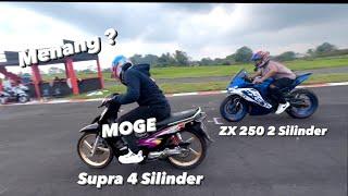 PARTAI BESAR ! SUPRA MOGE MENANG DARI ZX25 FULL MODIF