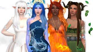 THE ELEMENTS | Sims 4 Create A Sim 