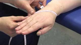 Hand Therapy - Figure of  8 Measurement