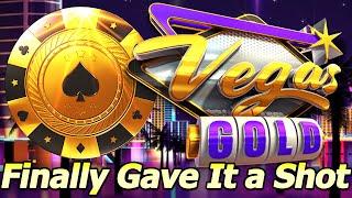 Vegas Gold Slot - Finally Gave This a Shot! First Attempt, Nice Bonuses at Yaamava Casino!