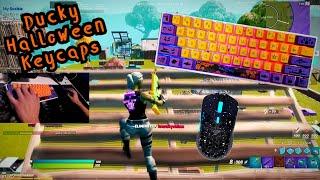 Ducky Halloween Keycaps + SK61 Gateron Yellow ChillSatisfying Keyboard Fortnite 240 FPS Smooth 4K