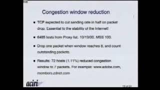 Identifying the TCP Behavior of Web Servers