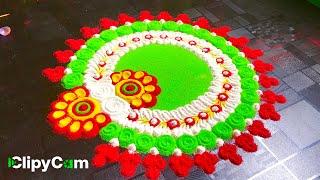 New Rangoli Design 2023 //नई रंगोली डिजाइन 2023// Alpana Ritu Rangoli
