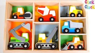 Construction Toy Vehicles for Kids | Toddler Puzzles