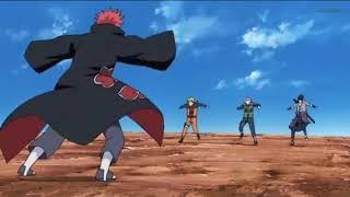 Team 7 ,Itachi And Team Jiraiya vs Sasori And Kage Puppets  Sasuke vs Naruto English sub