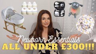 Newborn Baby Essentials on a BUDGET in 2023 (and what you don't need) ALL UNDER £300 FOR EVERYTHING!