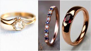 Delicate rings designs gold engagement rings