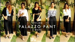 5 Ways to Style A Palazzo Pant | Deepika Kathirvel