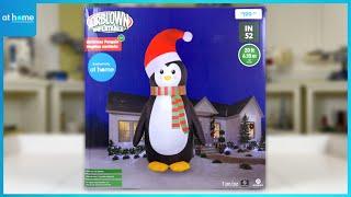 Gemmy 20FT CHRISTMAS PENGUIN Colossal Airblown Inflatable Review! (At Home 2024 Exclusive)