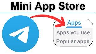 how to use telegram Mini App Store