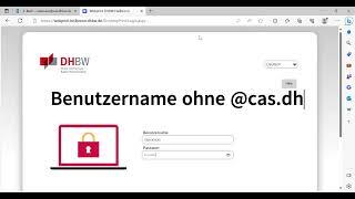 DHBW CAS Kurzanleitung: Drucken für Studierende