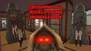 Crushing All Rivals Using Iron Maiden In One Day | Yandere Simulator 1980s Mode