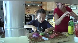 Watermelon Gazpacho by Barb & Ernie's Kitchen