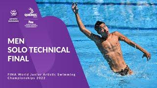 Men Solo Technical | FINAL | FINA World Junior Artistic Swimming Championships 2022