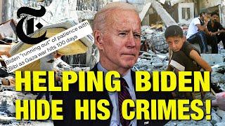 Media Lapdogs WHITEWASHED Biden’s Complicity In Genocide!