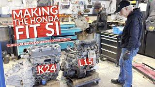 K24 Swapping Our GE Fit/Jazz Part 1