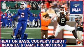 Bills vs Titans: Tyler Bass on notice, Amari Cooper’s debut, injury update & game predictions