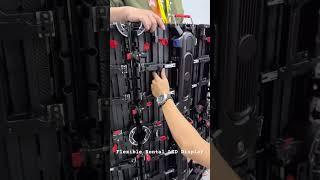 Flexible Rental LED display screen #ledscreen #customizedretaildisplays