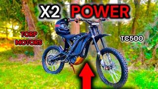 x2 Powered Surron Light Bee X(2023)  - Torp TC500 Installation & First Ride!!!