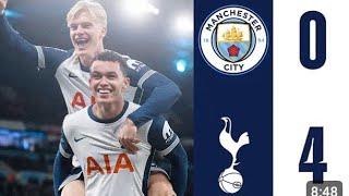 Tottenham HotSPUR ️ - Manchester City Hat trick by Hat trick Match UEFA League 2024