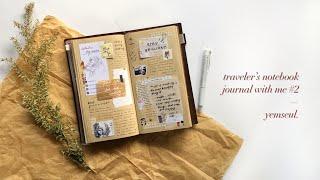 — traveler's notebook journal with me #2 | lovely happy mail