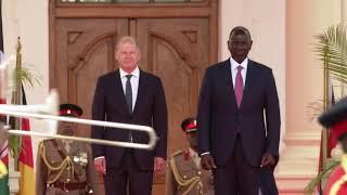 State Visit by Chancellor of Germany, H.E Olaf Scholz, State House, Nairobi.