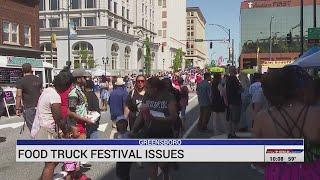 Greensboro food truck festival dealing with issues