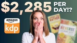 These Are the 8 Bestselling Low Content Books on Amazon KDP ($2,285 a DAY!!!)
