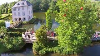 Hochzeitsvideo, Luftvideo Heilbronn / Trappensee:  Hochzeits-Ballons / Luftballons steigen lassen