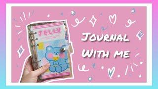 Trying a Daiso Diary (6-ring binder journal + stationery) 다이소 육공다이러리 다꾸 모음