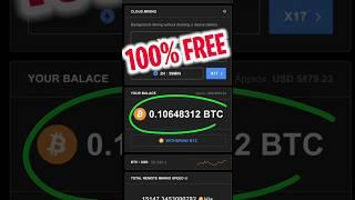 0.10 BTC FREE  Bitcoin Mining