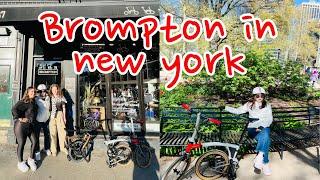 brompton in new york riding / brompton new york juction / new pline  pop lilac / new Tline / 뉴욕 라이딩