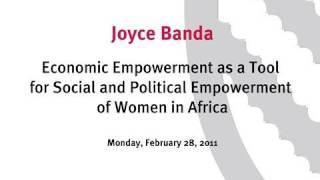 Economic Empowerment as a Tool for Social and Political Empowerment of Women in Africa