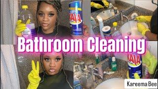 Clean My Bathroom With Me! | Bathroom Reset|