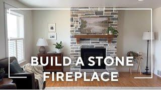 How to Build a Stone Fireplace | FULL VIDEO