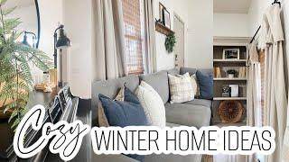 Cozy Winter Decorating Ideas // Farmhouse Decorating Ideas 2024 // 2024 Winter Home Decor