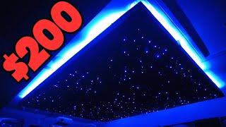 DIY Fiber Optic Star Ceiling for Less than $200 |  Home Theater Upgrade