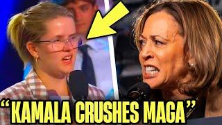 Watch Kamala’s MEGA-VIRAL Response To REPUBLICAN Voter!