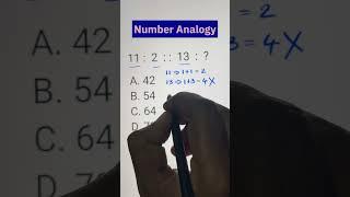 Number Analogy | Reasoning Tricks