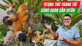 [Review sản phẩm] Tượng thú trang trí cảnh quan sân vườn