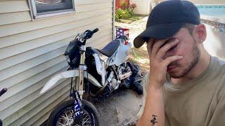 Crashed my DRZ400SM!